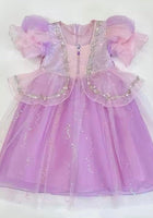 Load image into Gallery viewer, Violet Rapunzel Princess Puff Sleeve Party Dress Costume - Fox Baby &amp; Co
