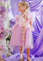 Load image into Gallery viewer, Violet Rapunzel Princess Puff Sleeve Party Dress Costume - Fox Baby &amp; Co
