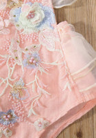 Load image into Gallery viewer, Billie Birthday Romper - Peach (1st or 2nd birthday outfit) - Fox Baby &amp; Co
