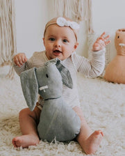 Harper Baby Bow Headband - White