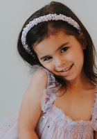 Load image into Gallery viewer, Purple &amp; White Daisy Headband - Fox Baby &amp; Co
