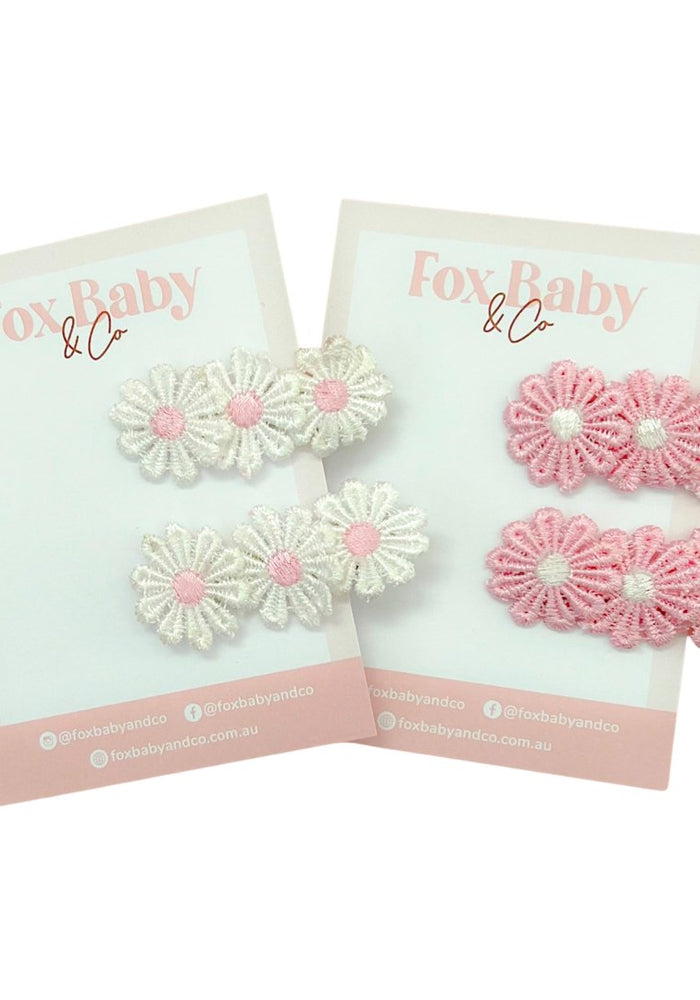 Madelyn - Daisy Clip Sets - Fox Baby & Co
