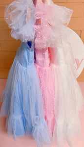 Pre order - Kid little girl Flower girl/Christening Tulle Dress