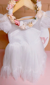 Pre order - Kid little girl Flower girl/Christening Tulle Dress