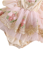 Load image into Gallery viewer, Vintage Floral Tutu Birthday Romper

