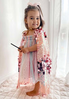 Load image into Gallery viewer, Kids little girl Mermaid Kids Cape Pink/Rose (pre order)
