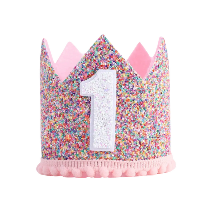 Sparkle Fairy 1st Birthday Party Crown Hat