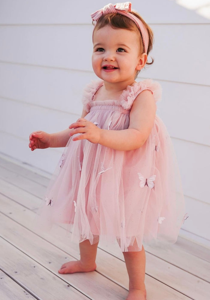 Posy Butterfly Tulle Dress - Fox Baby & Co
