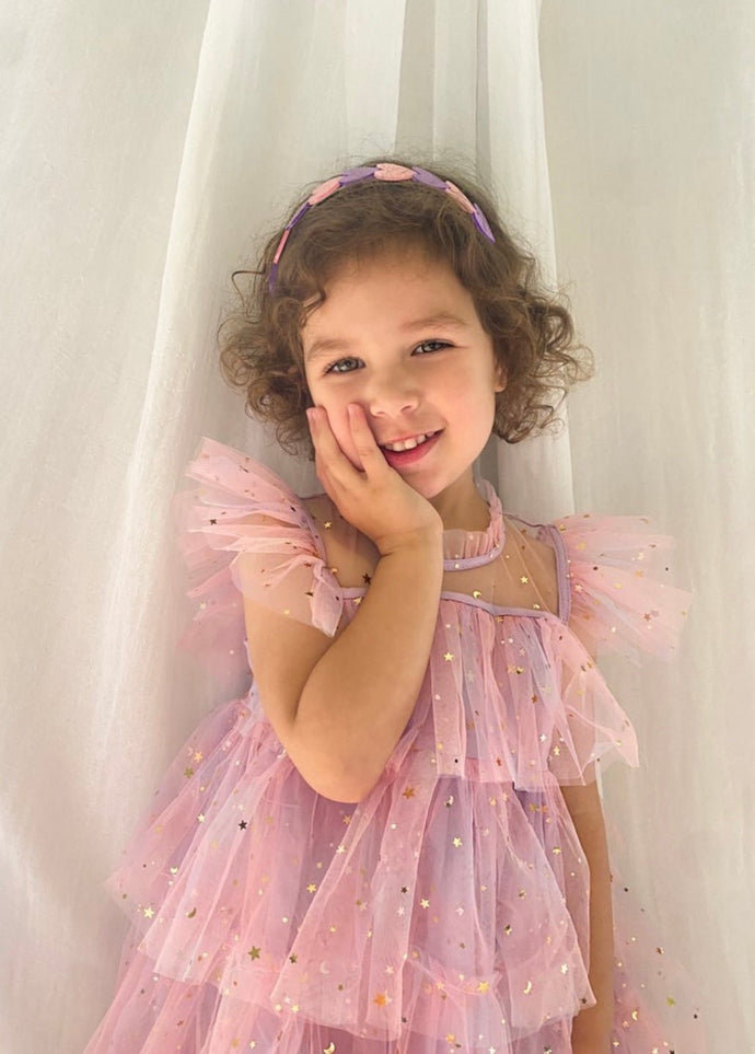 Enchanted Tulle Princess Tulle Birthday Dress Purple - Fox Baby & Co