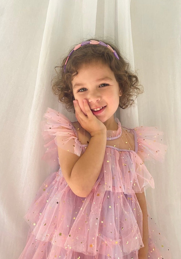 Enchanted Tulle Princess Tulle Birthday Dress Purple - Fox Baby & Co