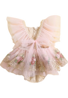 Load image into Gallery viewer, Vintage Floral Tutu Birthday Romper
