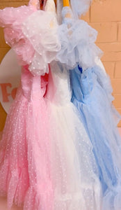 Pre order - Kid little girl Flower girl/Christening Tulle Dress