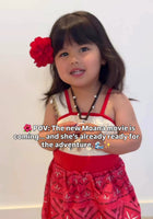 Load and play video in Gallery viewer, Moana Princess Party Dress Costume

