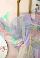 Load and play video in Gallery viewer, Unicorn Fairy Princess Dress with Wings Costume
