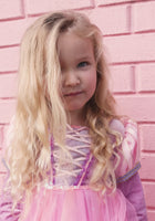 Load and play video in Gallery viewer, Enchanted Rapunzel Purple Princess Long Sleeve Party Dress Costume
