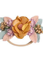 Load image into Gallery viewer, Mustard Floral Baby Headband
