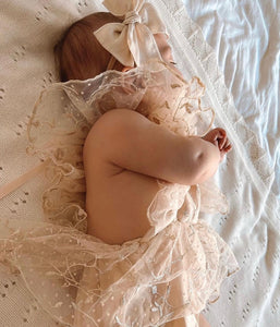 Gold Sparkle Birthday Frill Romper