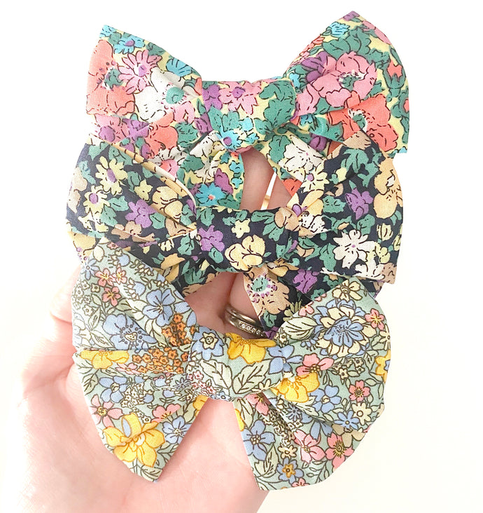Summer Floral Bow
