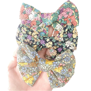 Summer Floral Bow