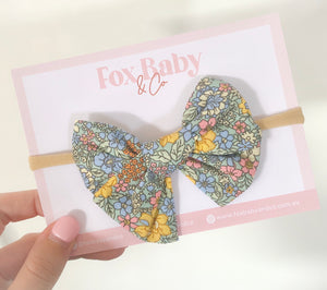 Summer Floral Bow