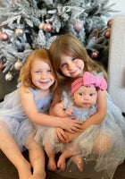 Load image into Gallery viewer, Kids little girls Arabella Tulle Fairy Birthday Dress - Blue

