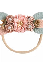 Load image into Gallery viewer, Dusty Rose Floral Baby Headband
