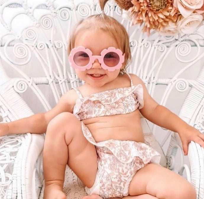 Baby Girl/ Kids Flower Sunglasses - Pink