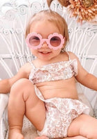 Load image into Gallery viewer, Baby Girl/ Kids Flower Sunglasses - Pink
