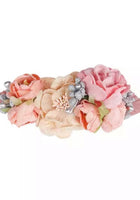 Load image into Gallery viewer, Peach Floral Headband
