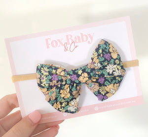 Summer Floral Bow
