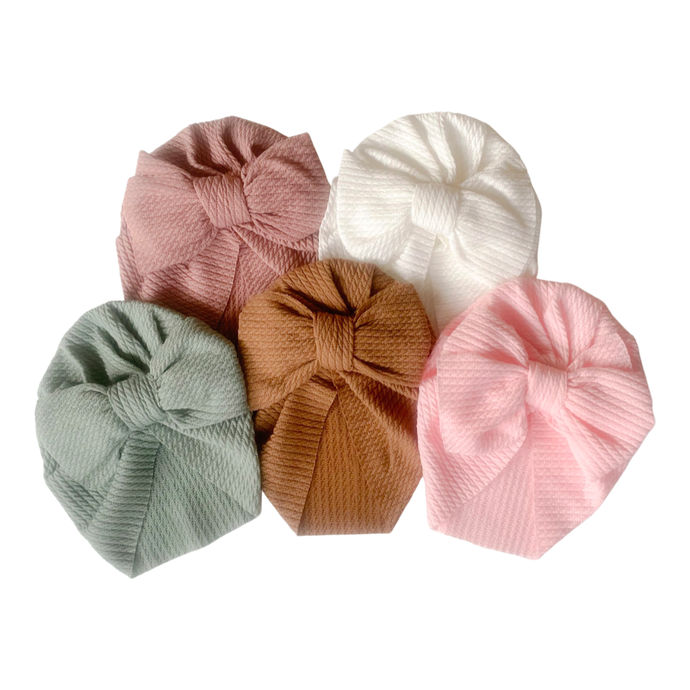 Frankie Textured Bow Turban
