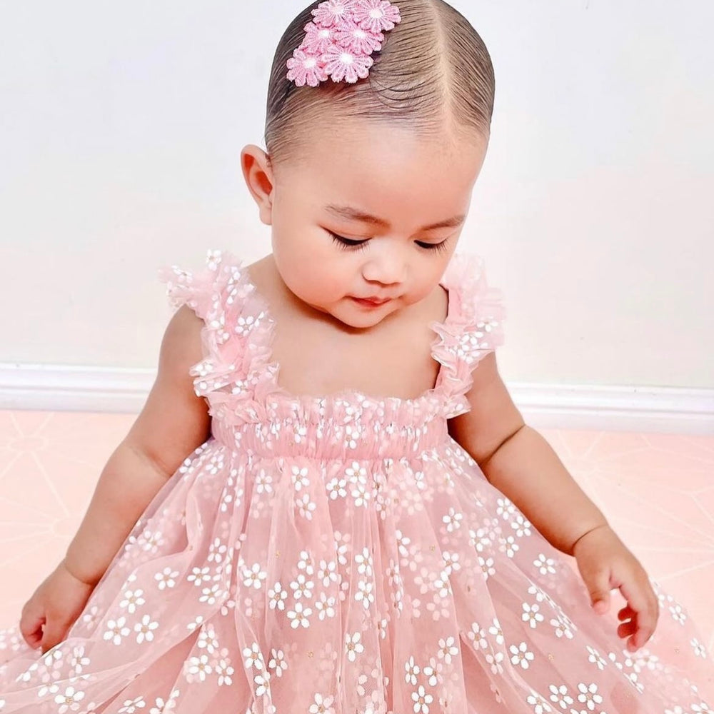 Baby dress | Baby girl frock design, Small girl dress, Beautiful baby girl  dresses