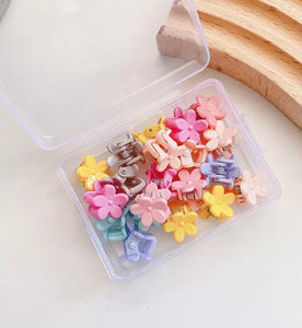Mini flower box clips